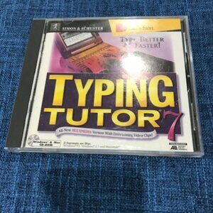Typing Tutor 7 Davidson-Simon & Schuster CD 📀